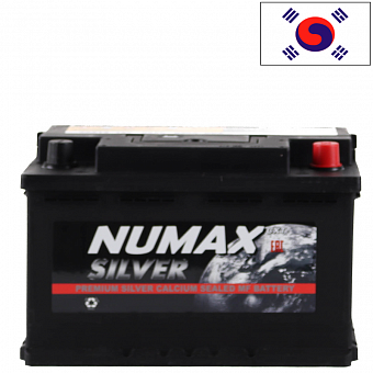 ���� ������������ NUMAX Silver 6CT 80Ah R+ 800A EN 276x173x190 ��. ��. L3